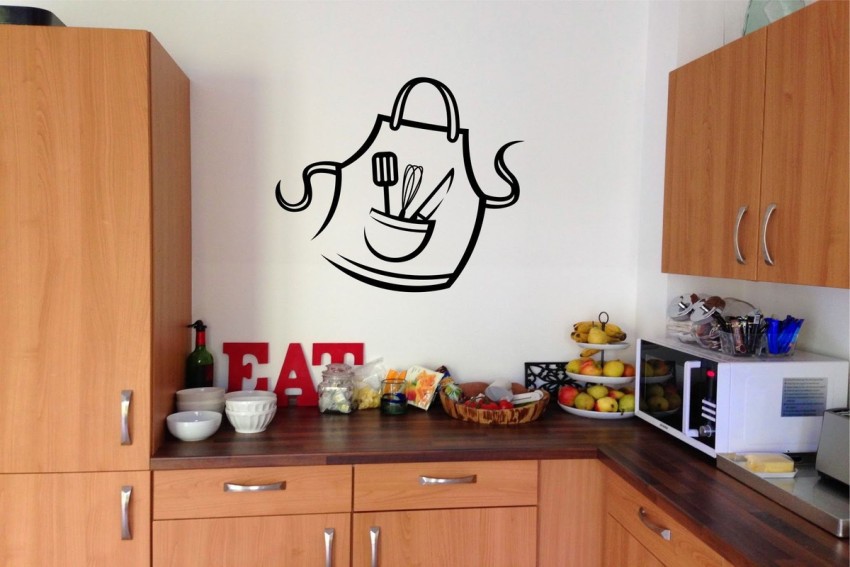 newlovelifecreations 60 cm Kitchen utensil Chef wall sticker Self Adhesive  Sticker Price in India - Buy newlovelifecreations 60 cm Kitchen utensil  Chef wall sticker Self Adhesive Sticker online at