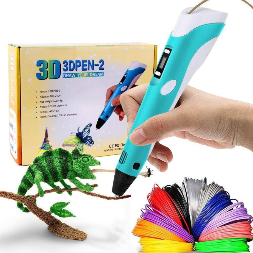 3D Printing Drawing Doodler Pen with Filiament + LCD Screen