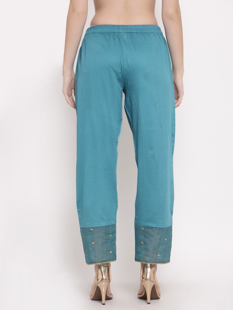 D'ART STUDIO Relaxed Women Blue Trousers - Buy D'ART STUDIO Relaxed Women  Blue Trousers Online at Best Prices in India