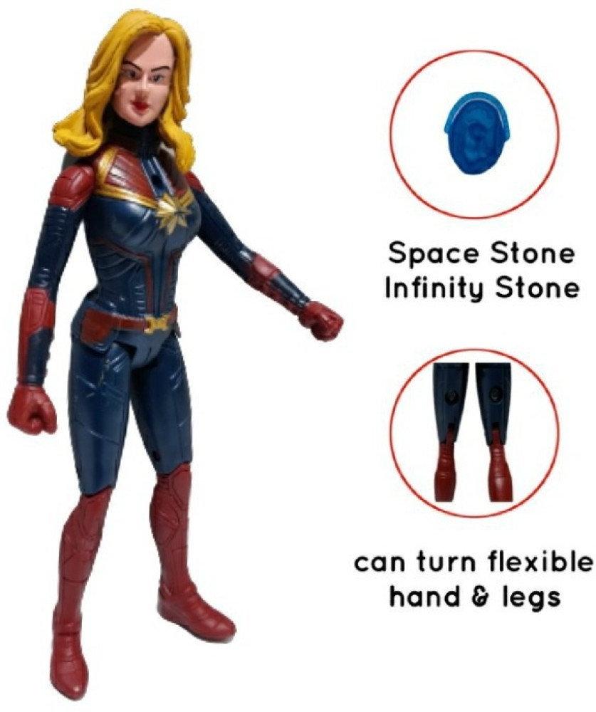 Q8 Twinkle Captain Marvel Toy Action Figure With Space Infinity