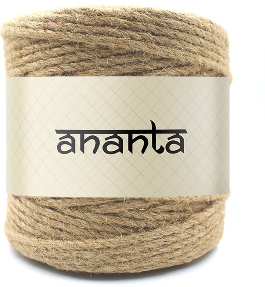 Ananta Natural Color Jute Twine Rustic String Rope/Thread Cord for