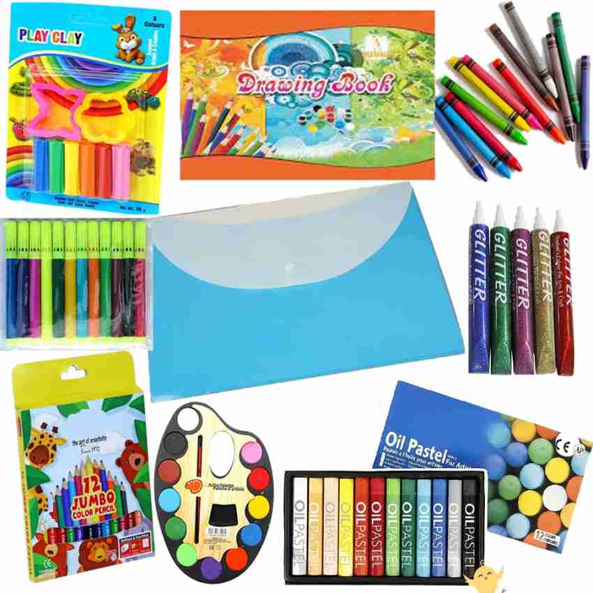 Hobby Art Set for Kids, Drawing Kit, Stationery Kit