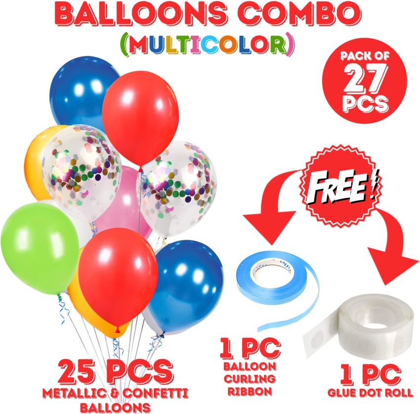 10 Ballons Couleur Or (23 cm / 27 cm / 30 cm) - Olili