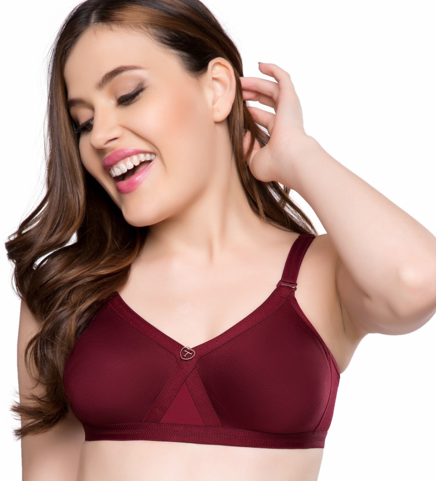Trylo Women Full Coverage Non Padded Bra - Buy Trylo Women Full Coverage  Non Padded Bra Online at Best Prices in India