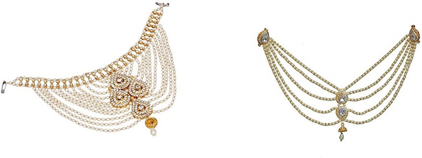 Alliance 2 pcs Gold Plated Saree Pearl Blouse Back Brooch Pin Accessories Jewelry Brooch Price in India Buy Alliance 2 pcs Gold Plated Saree Pearl Blouse Back Brooch Pin Accessories Jewelry