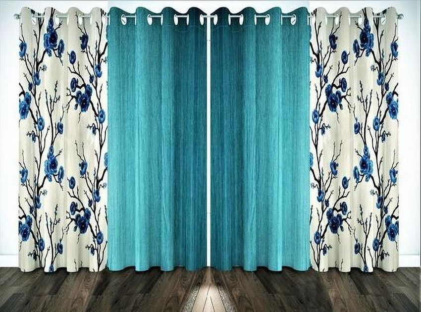 Flipkart SmartBuy 214 cm 7 ft Polyester Semi Transparent Door