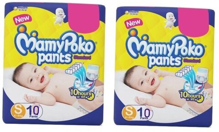 MamyPoko Pants Standard Baby Diapers Small Size 10 count S