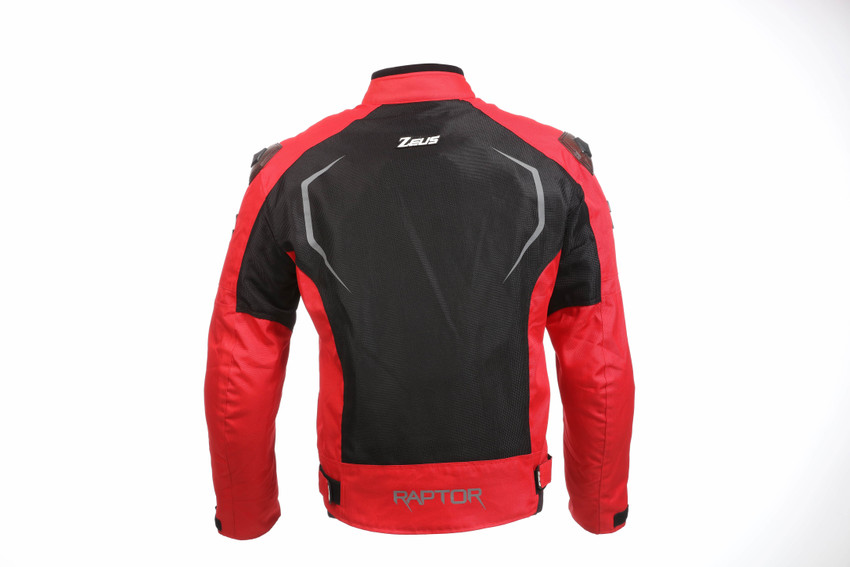 zeus motorcycle gear RAPTOR 5 BLACK RED XL Riding Protective