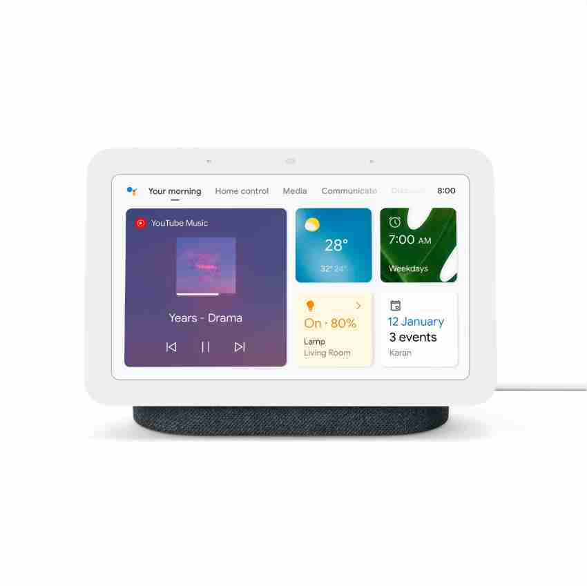 Google Nest Hub (2nd gen), Display with Google Assistant Smart Speaker