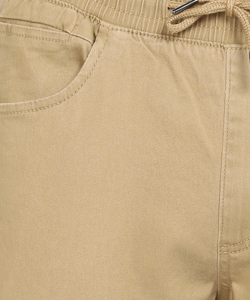 Buy Louis Philippe Jeans Khaki Steven Slim Fit Trousers - Trousers for Men  1441908