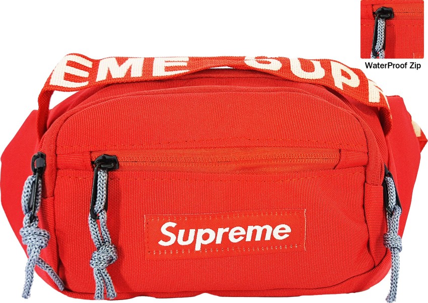 Supreme Logo-Patch Shoulder Bag - Red for Men