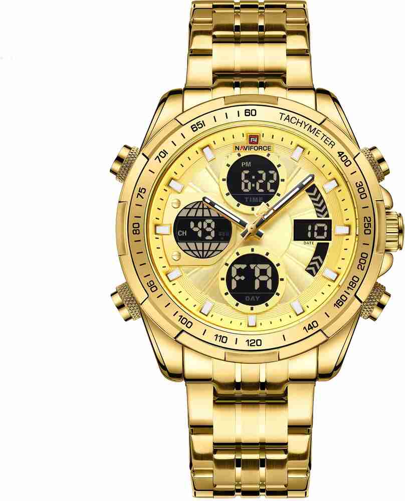 Naviforce gold watch price store