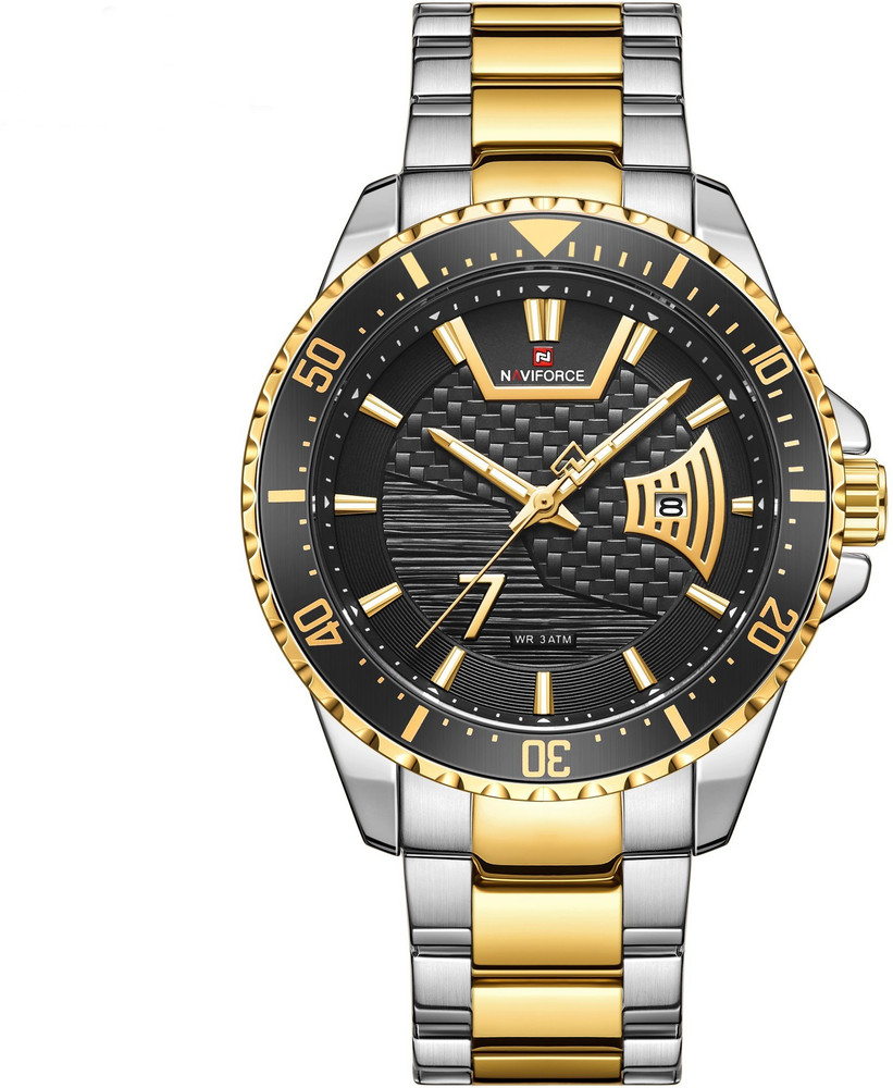 NAVIFORCE Quartz Stainless Steel Waterproof Wrist Watch Analog Watch For Men Buy NAVIFORCE Quartz Stainless Steel Waterproof Wrist Watch Analog Watch For Men 9191 Online at Best Prices in India Flipka...