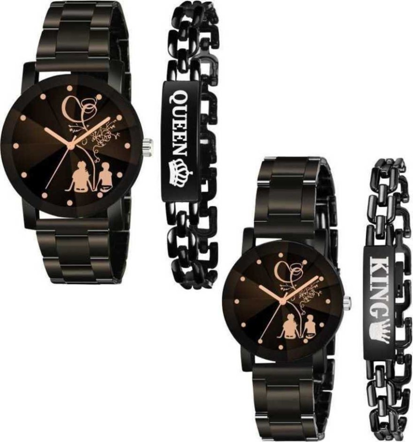 Tekzie Analog Watch For Couple Buy Tekzie Analog Watch For Couple love couple watches and beautiful bracelet Online at Best Prices in India Flipkart