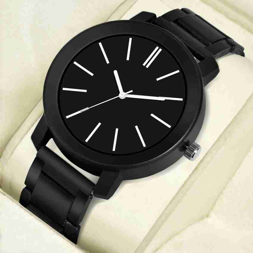 Black discount mat watch