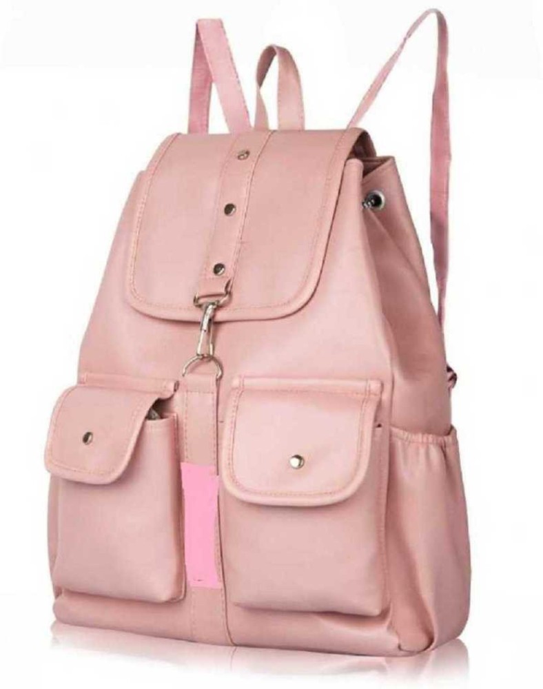 Sayma women & girls handbags and backpack combo pack of 2 12 L Backpack  pink, grey - Price in India