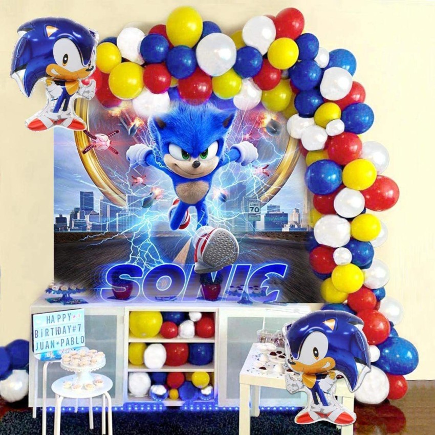 Party Supplies, Sonic Party Centerpieces Set Of 6