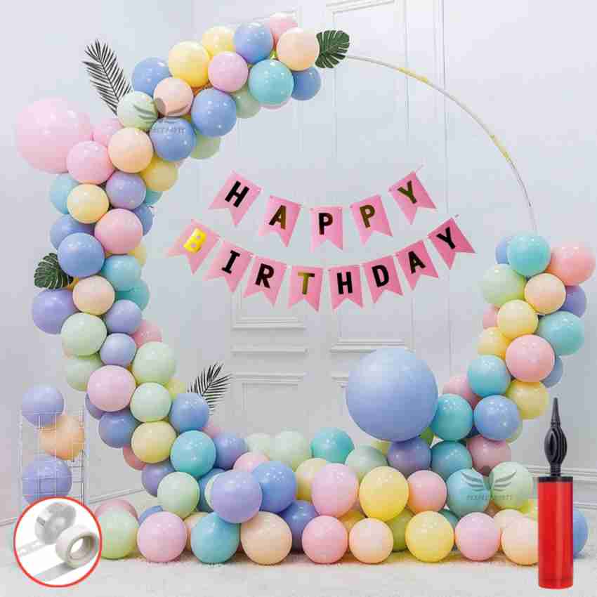 104pcs White & Silver Latex Balloon With Metallic Light Color Scheme  Balloon Garland, Perfect For Wedding, Birthday, Party Decoration
