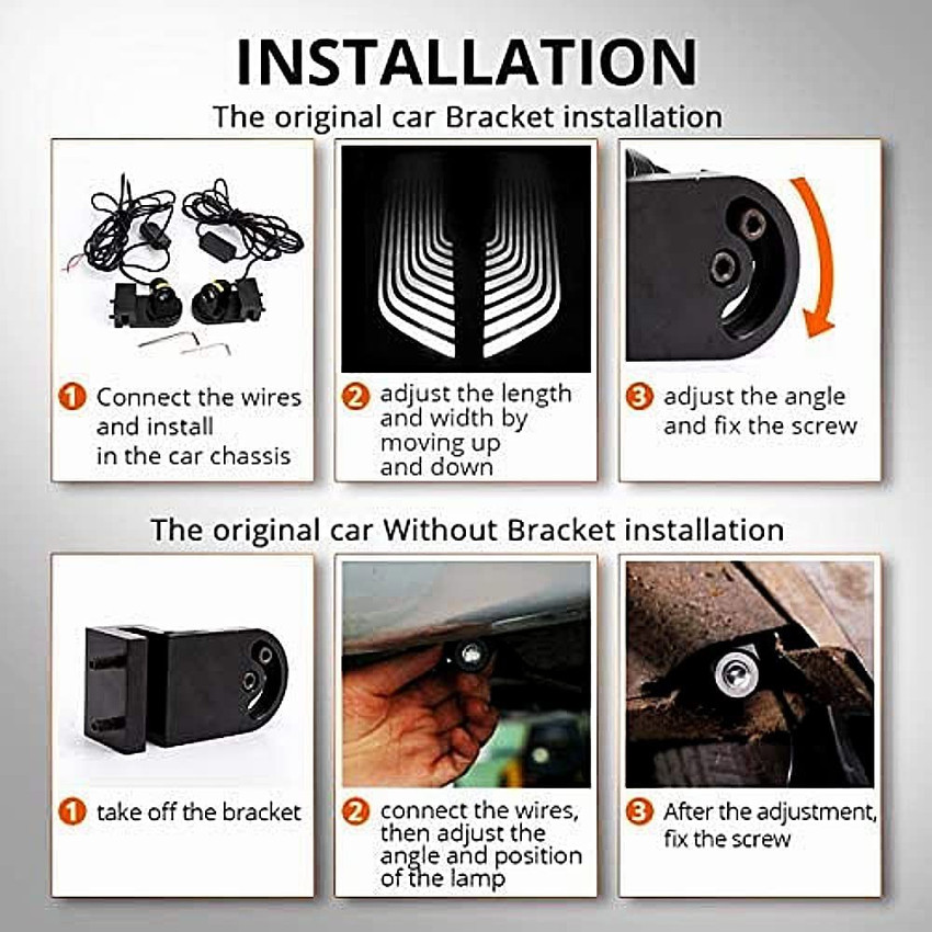 Angel wing top projector light