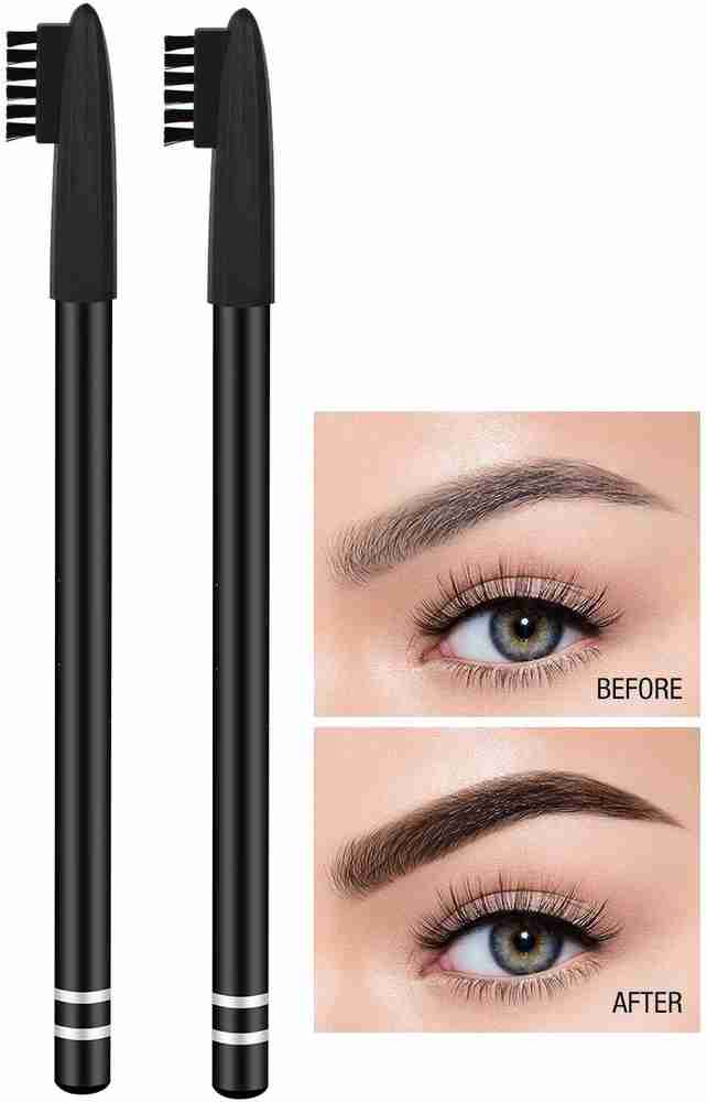 LILLYAMOR Long Stay Waterproof Eye Brow Pencil Jet Black Eyebrow