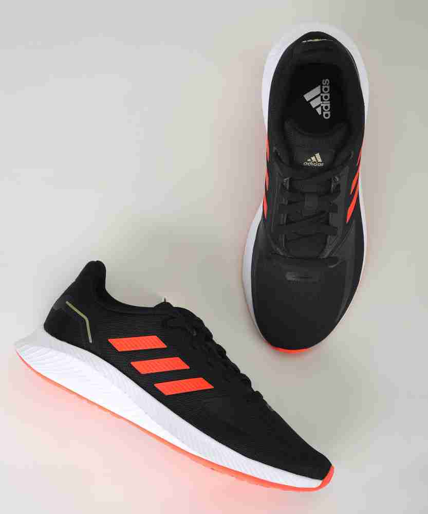 Adidas black hotsell lace shoes