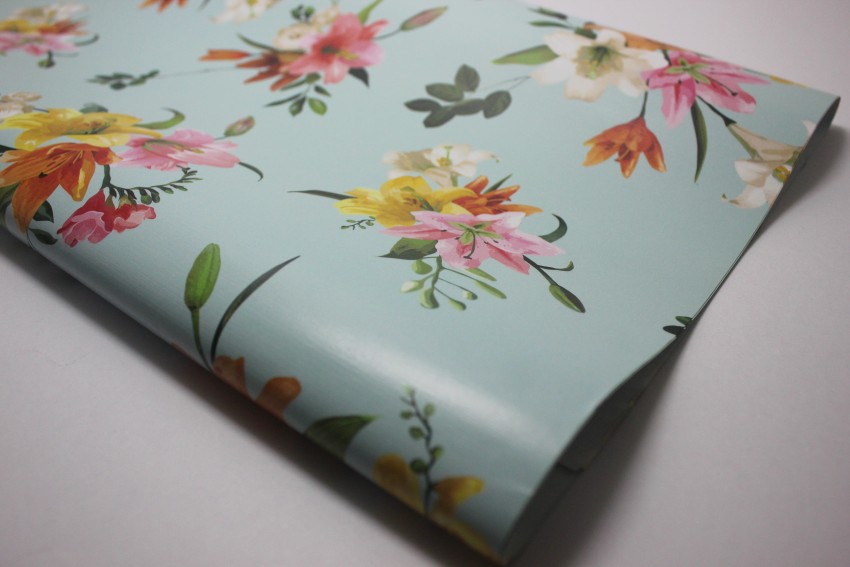 Floral Print Gift Wrapping Paper Sheet, GSM: 80 - 120, Packaging Size: 25  Sheets In One Packet