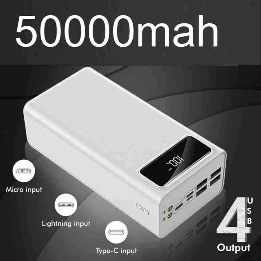 Cargador Portátil DARION 50000mAh de Batería PB005S Carga Rapida 3USB