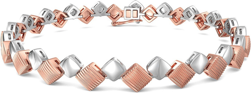 Platinum and sales rose gold bracelet