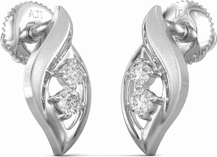 Platinum price deals earrings