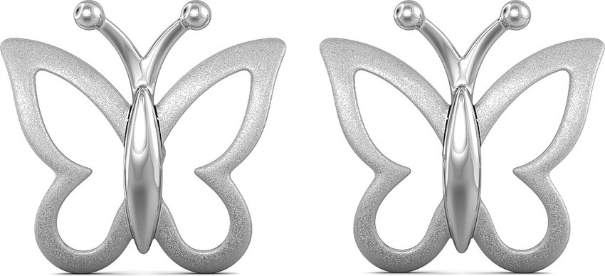 Silver earrings joyalukkas top