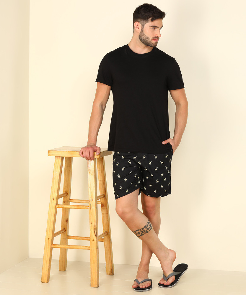 CHROMOZOME Printed Men Black Boxer Shorts Buy CHROMOZOME Printed