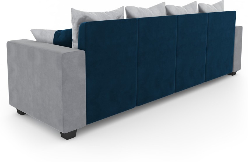 Flipkart Perfect Homes Canterbury RHS L Shape Fabric 7 Seater Sofa