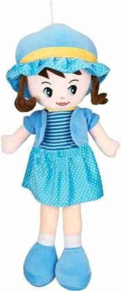Crispy toys Winky Doll Soft Toy for Kids Babies with Embroidered