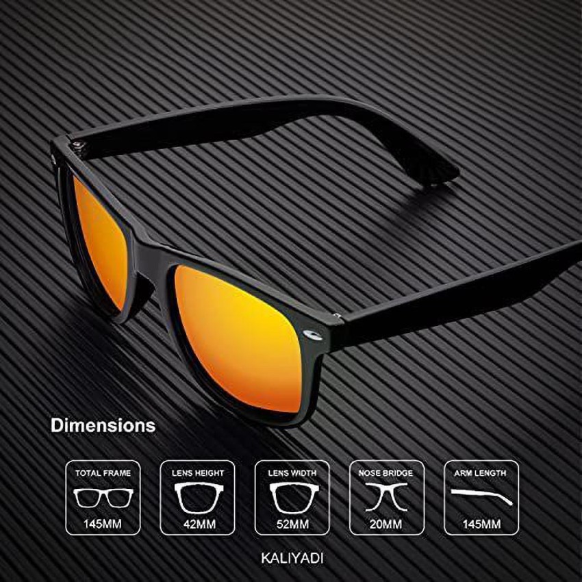 Buy KALIYADI Clubmaster Sunglasses Multicolor For Men & Women Online @ Best  Prices in India