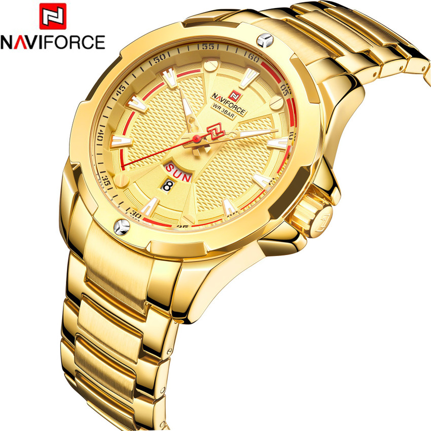 NAVIFORCE 9161 Quartz Stainless Steel Waterproof Analog Watch