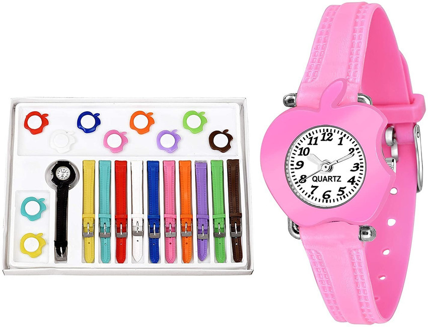 PuthaK Analogue Multi Colour Dial Girl s Watch with 11