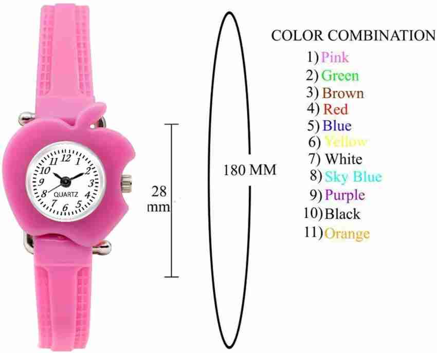 Multi Color Girl Silicone Multi-color Strap Watch For Ladies at Rs  150/piece in Delhi