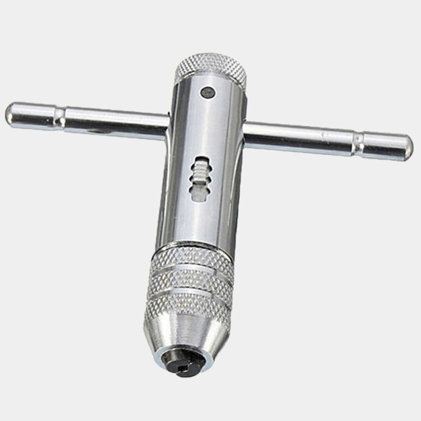 T-Handle Ratcheting Tap Wrench for 1/4-1/2 M5-M12 Reamer