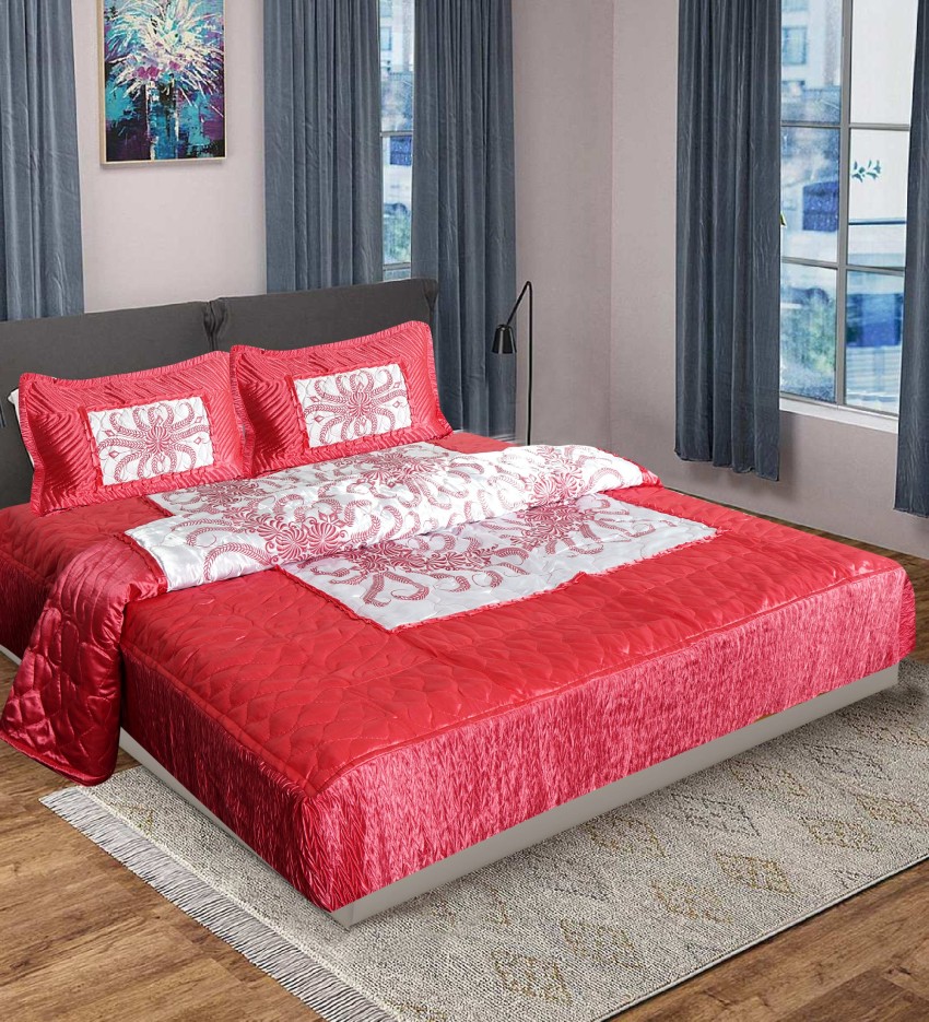 Cobija Rayon Double King Sized Bedding Set - Buy Cobija Rayon Double King  Sized Bedding Set Online at Best Price in India