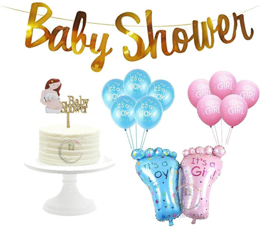 Baby shower boy and girl discount theme