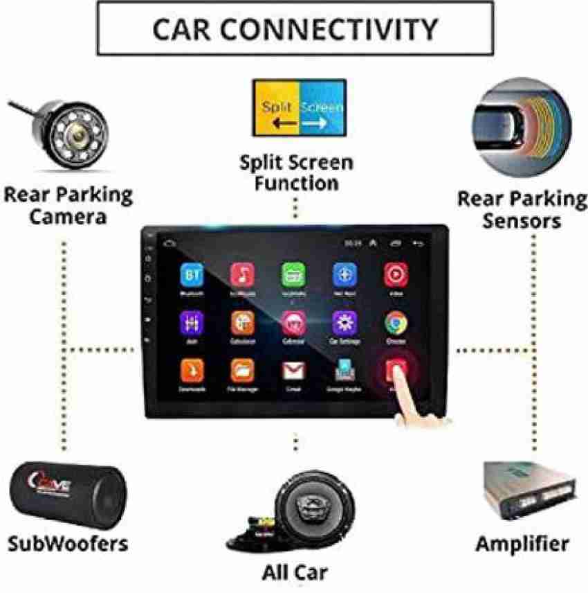 Carpuride 10 Inch Screen Apple Carplay for ios and android with Reverse  Camera