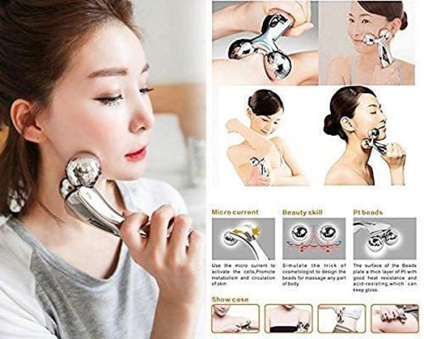 Buy 3D Vibrating Face Roller & Massager Online at Best Price in India