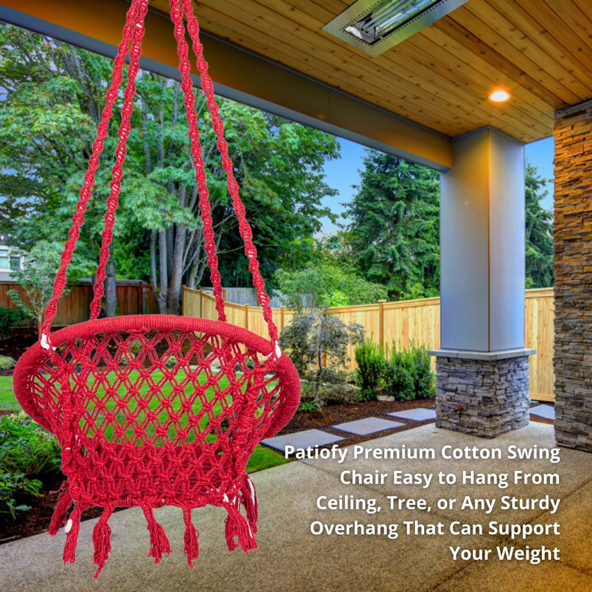 Diy round shop hanging chair