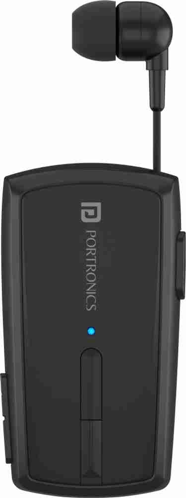 Portronics POR 1102 Harmonics Klip 4 Retractable Bluetooth Headset
