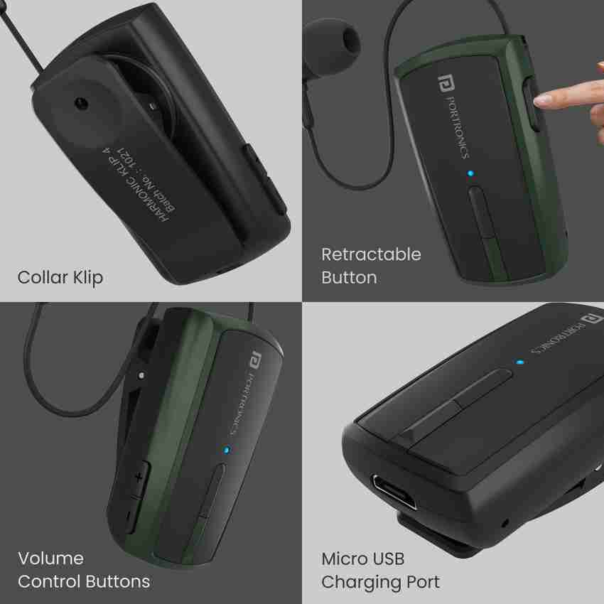 Bluetooth headset hotsell retractable
