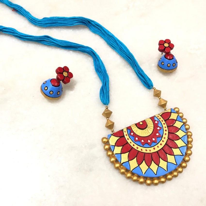 Terracotta on sale jewellery flipkart