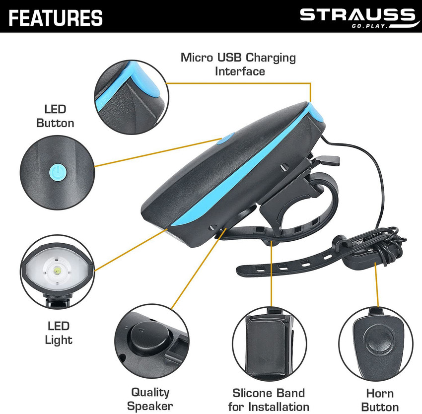 Electric best sale bicycle headlight