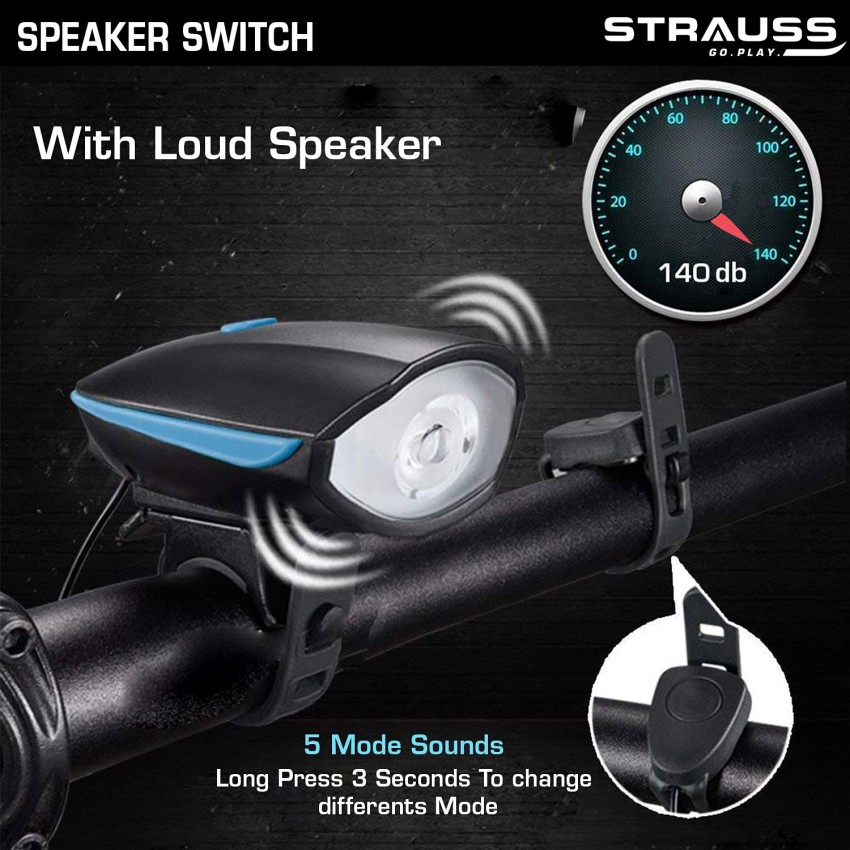 Strauss Rechargeable Cycle Light And Horn, Cycle Horn