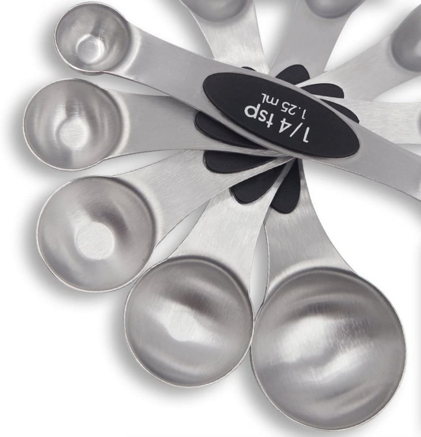 SYGA 5pcs Double Sided Magnetic Measuring Spoon Set Tablespoon