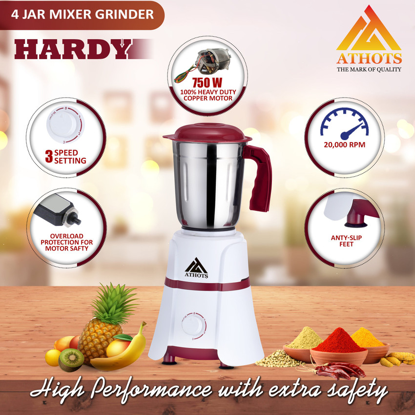 Copper motor online mixer grinder